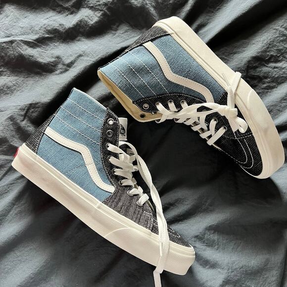 Vans SK8-Hi Tapered Threaded Denim Sneaker *Rare* - Picture 4 of 10